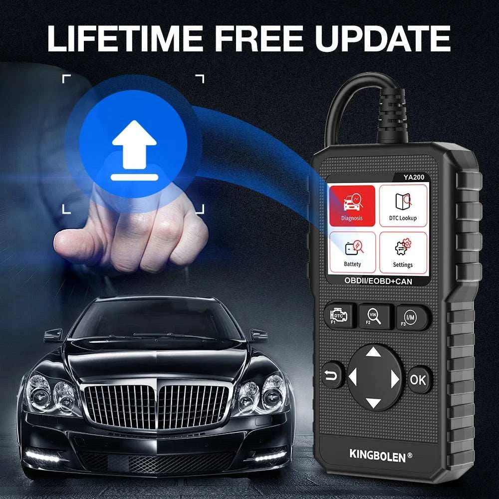 OBD2 Scanner | Multilingual Engine Code Reader, Voltage Test & Free Lifetime Updates