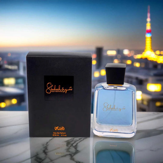 RASASI Shuhrah Pour Homme – Long-Lasting Men’s Eau De Parfum | Iconic 100ml Fragrance for Him | Perfect Gift for Any Occasion