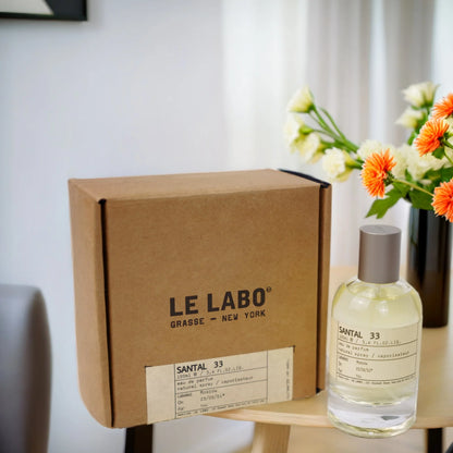 Le Labo Santal No.33 Perfume - Eau De Parfum Inspired By Santal 33 Long-Lasting Unisex Fragrance-Spray 100 ml 3.4 OZ Best Gifts