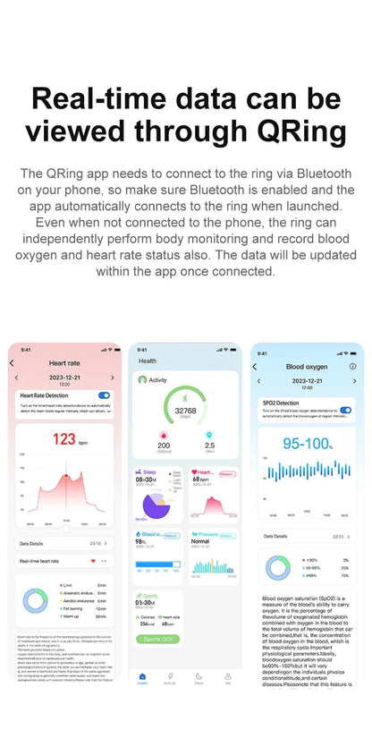 COLMI  Health Monitoring IP68 Smart Ring