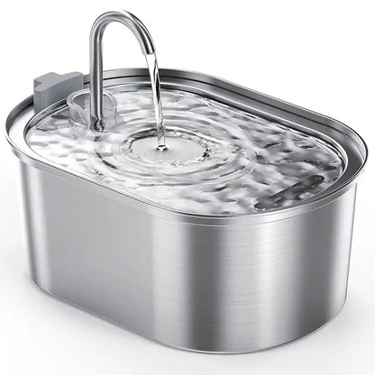 Stainless Steel Cat Water Dispenser – Durable, Hygienic, & Stylish Continuous Water Fountain for Happy, Hydrated Kitties