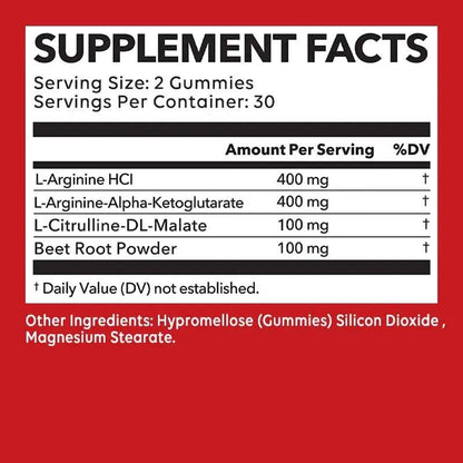 L-Arginine Energy Boost Gummies