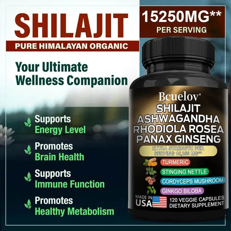 Himalayan Shilajit Vitality Blend Boost Capsules